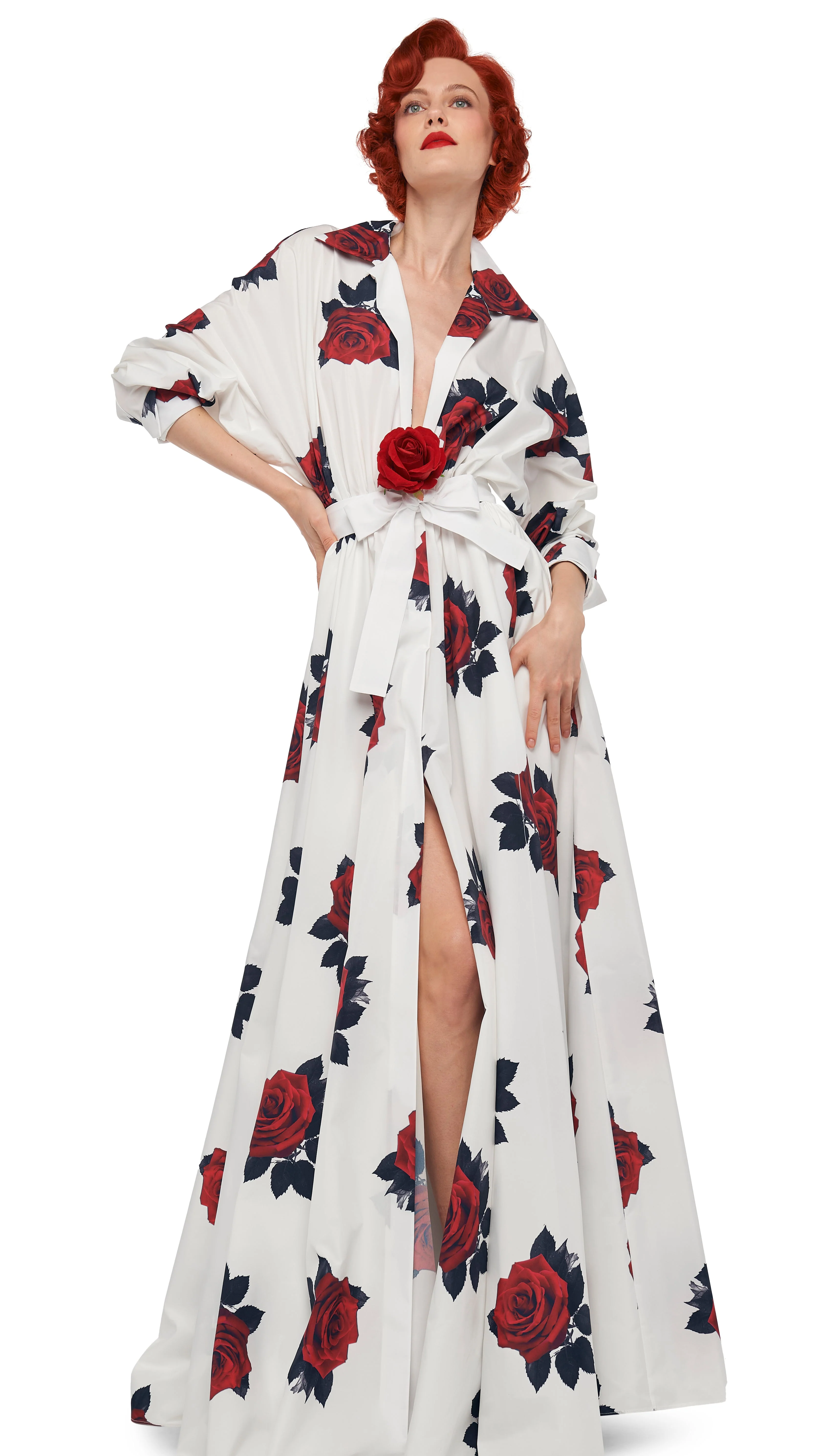 SUPER OS BF NK SHIRT FLARED GOWN - Image 6