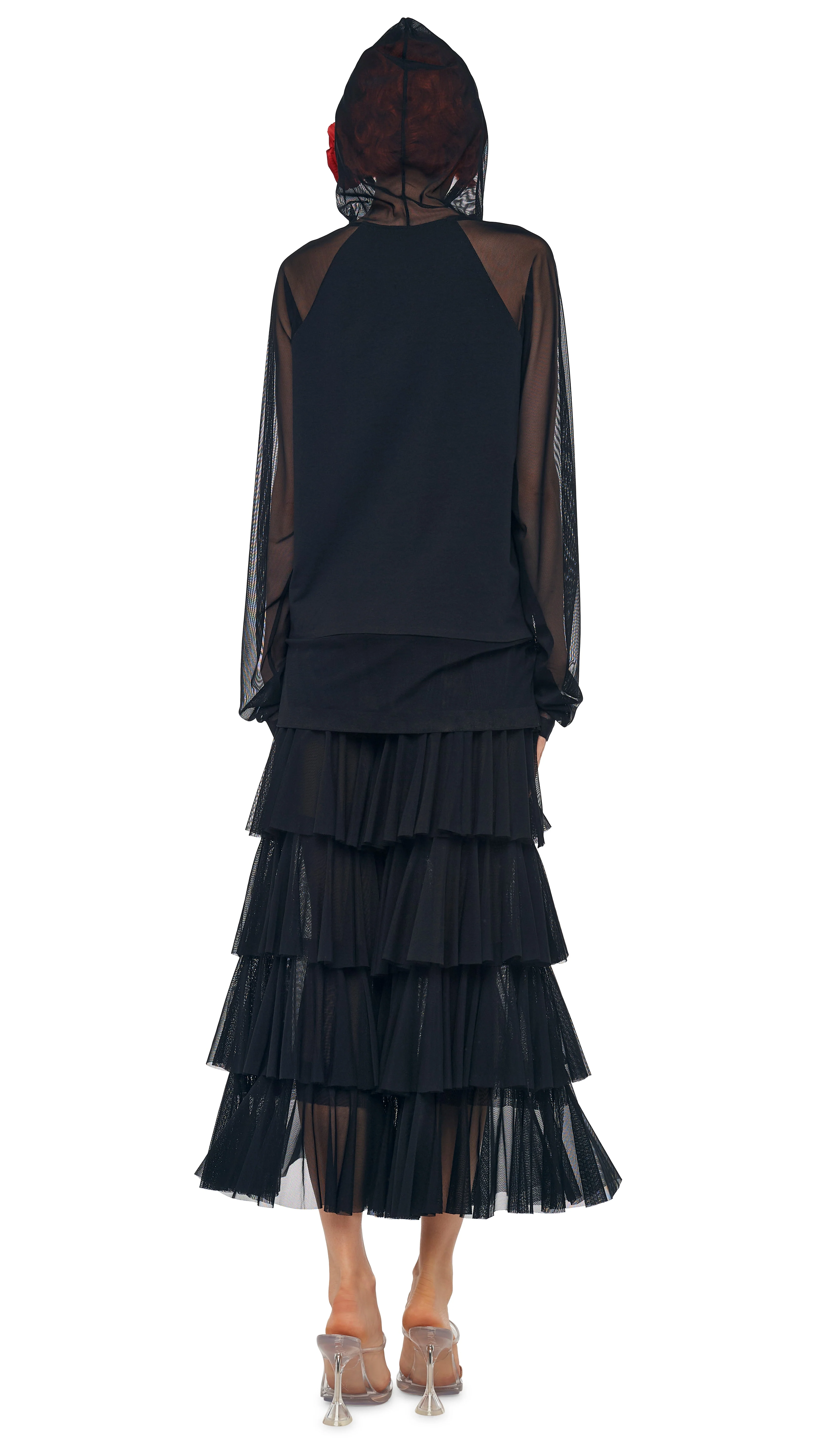 SUPER WIDE LEG RUFFLE PANT - Image 3