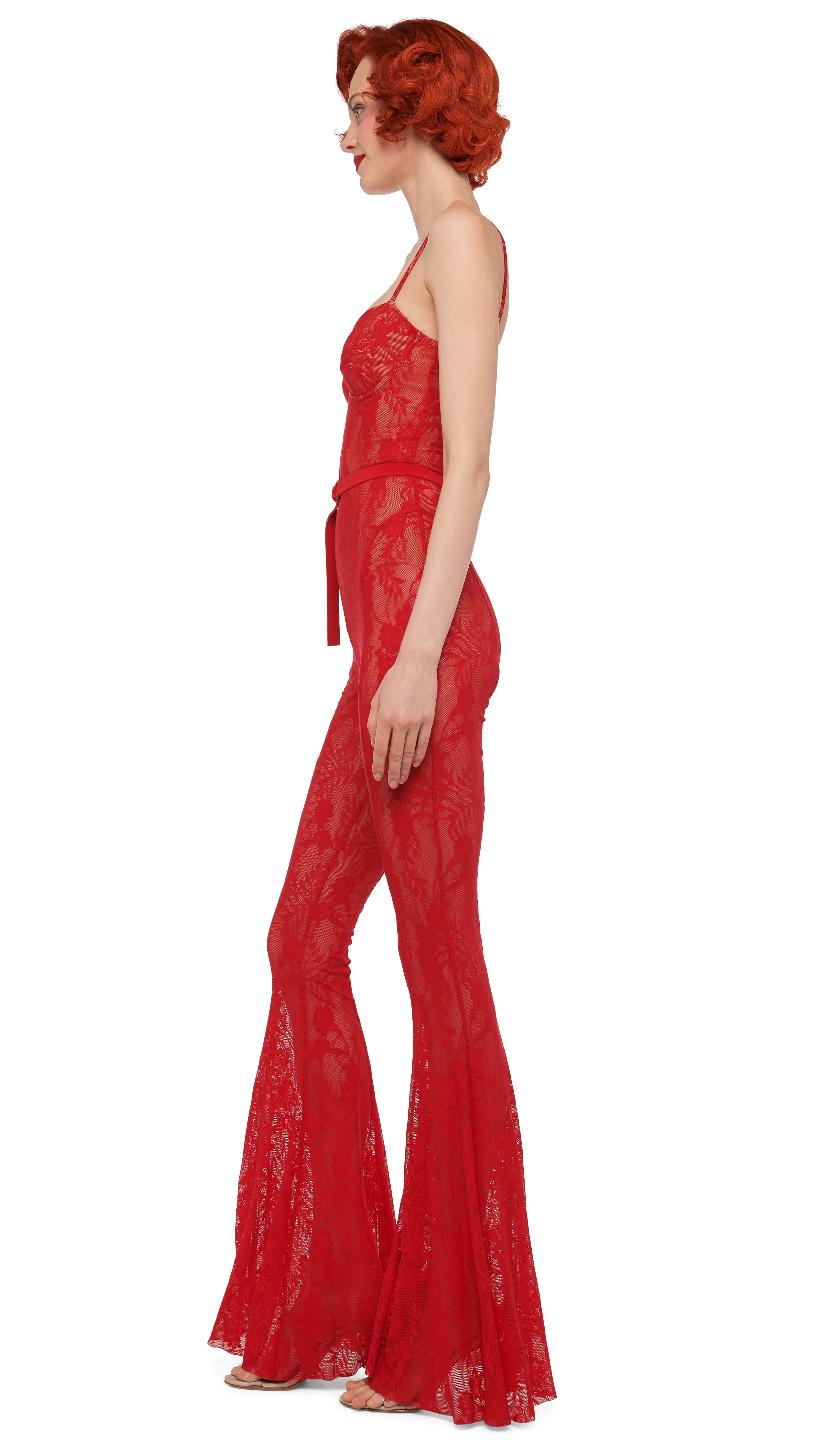 UNDERWIRE FISHTAIL JUMPSUIT W/ BODYSUIT - Image 2