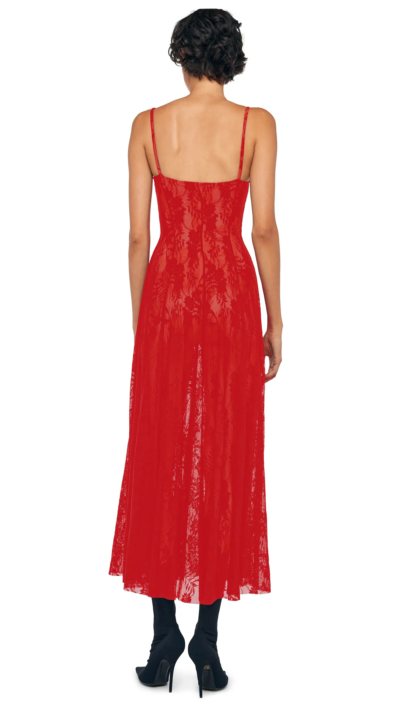 UNDERWIRE MIDCALF DRESS W/ BODYSUIT - Image 3