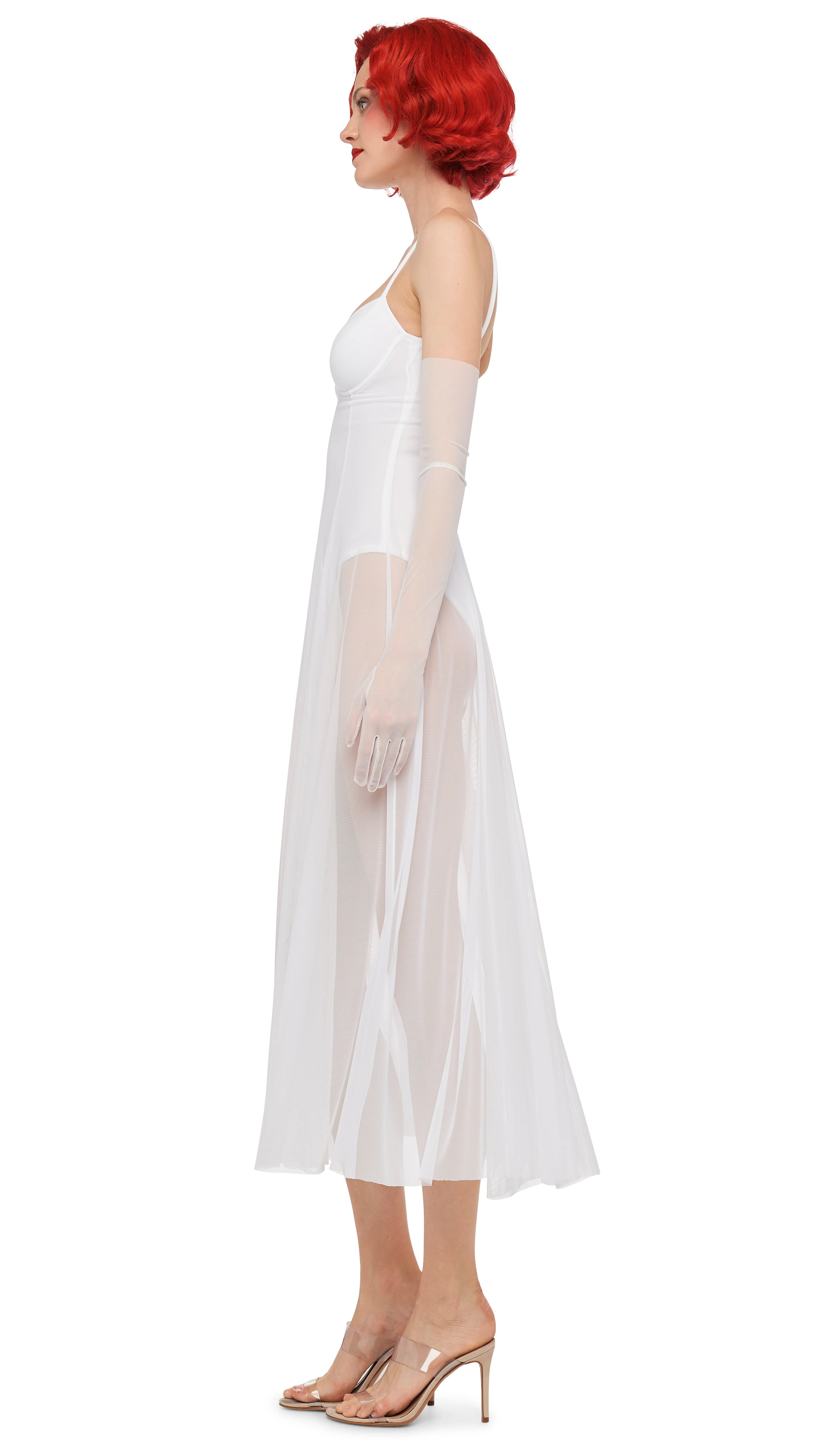 UNDERWIRE MIDCALF DRESS W/ BODYSUIT - Image 2