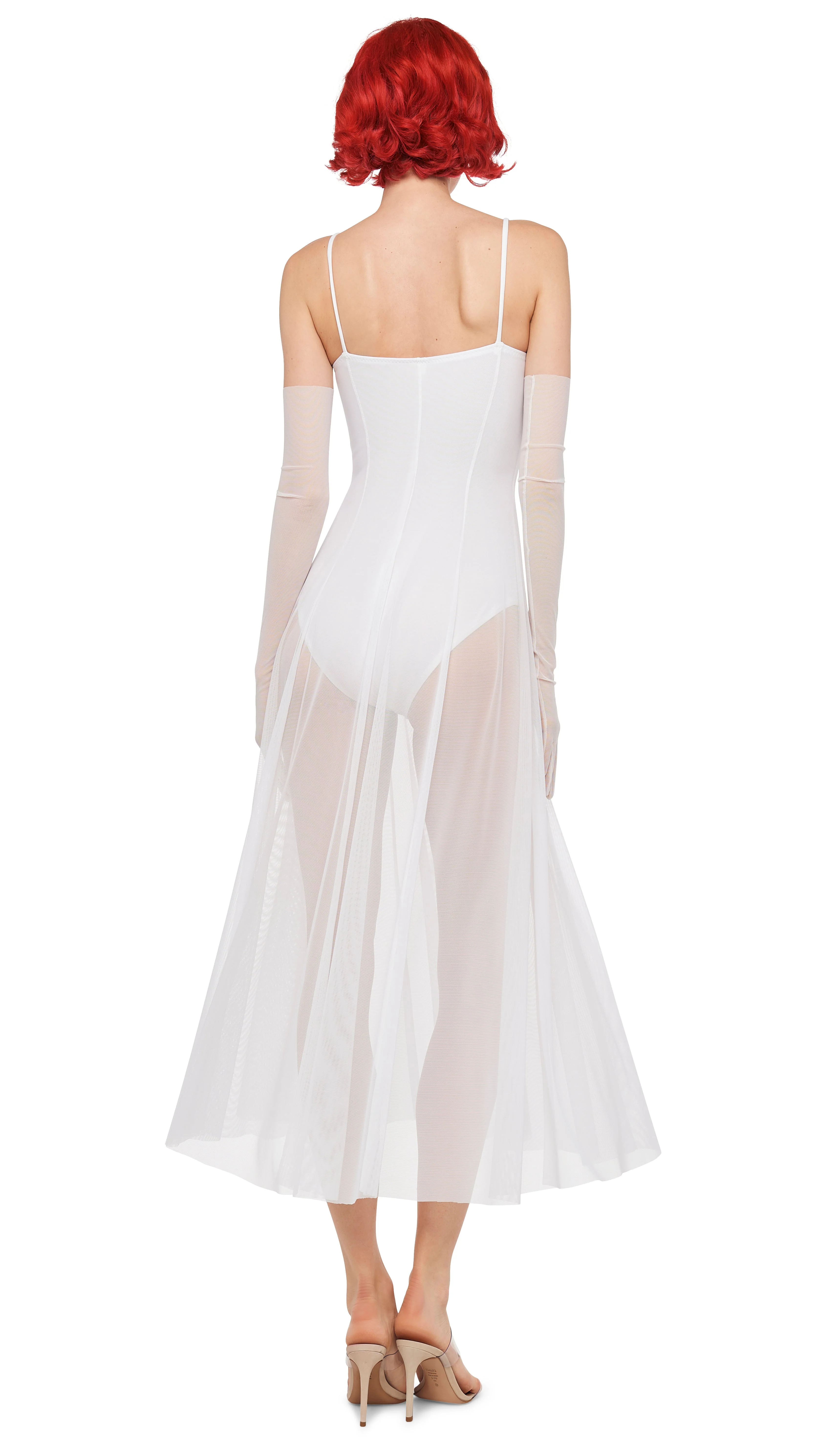 UNDERWIRE MIDCALF DRESS W/ BODYSUIT - Image 3